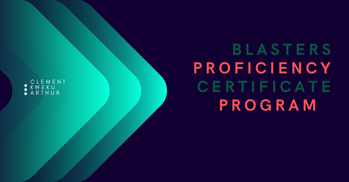 BLASTERS PROFICIENCY CERTIFICATE PROGRAM